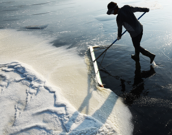 염전작업