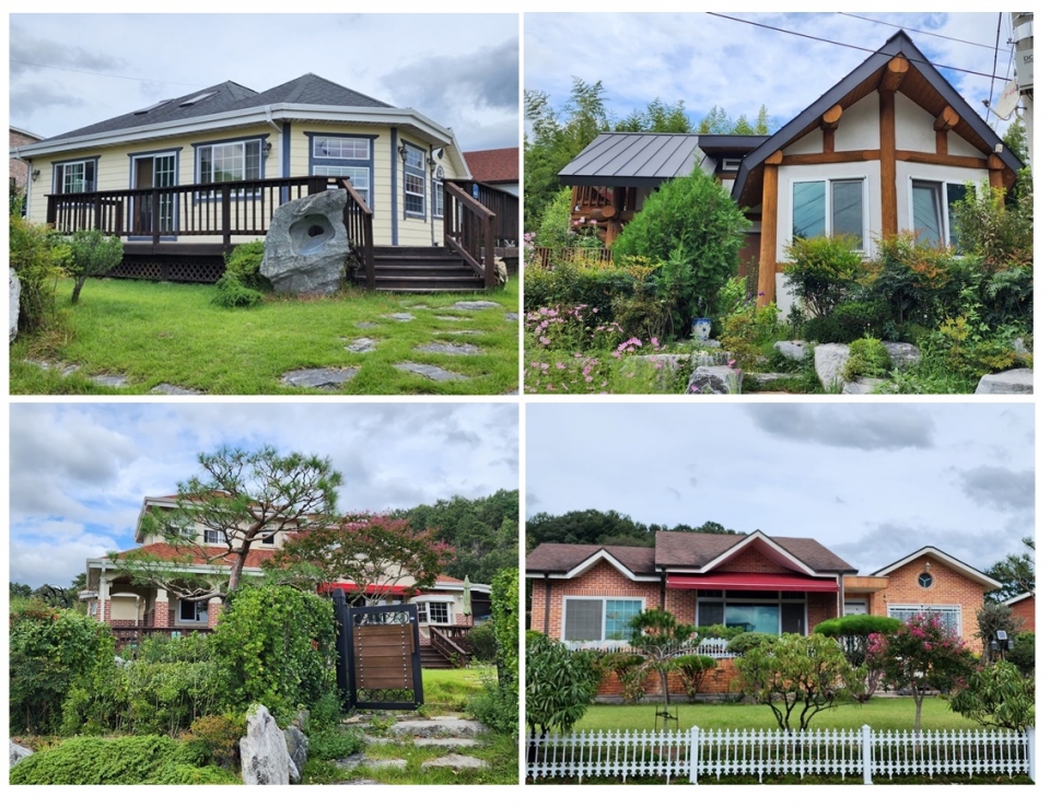 이국적인 풍경의 월항문화마을은 저마다 다른 집주인의 개성을 잘 반영한 외관이 눈길을 끈다.