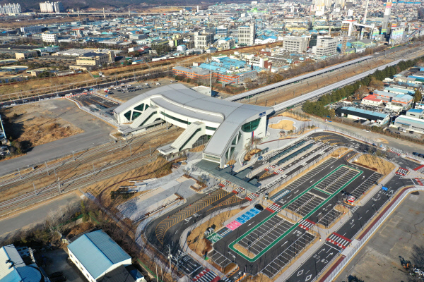 서대구역 조성 후