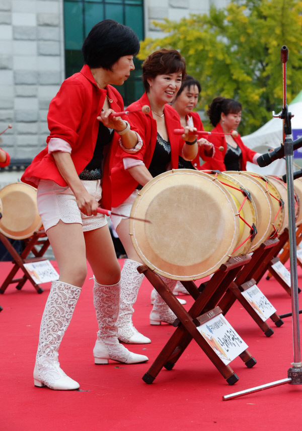 구미시 고고장구 공연