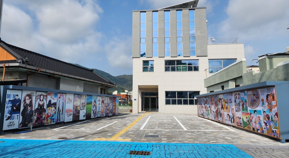 11월 개소 예정이 경산웹툰창작소. 웹툰 관련 전시 공간과 교육실, 공유오피스, 스튜디오 등을 갖추고 있다.