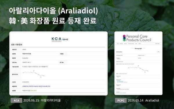 자이언트 병풀서 추출한 '아랄리아다이올' 韓·美 화장품 원료 공식 등... - 뉴스 썸네일 이미지