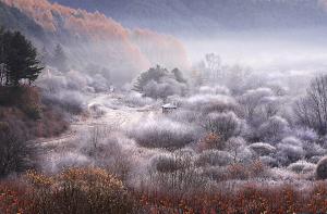 씨크릿가든의 晩秋와 상고대