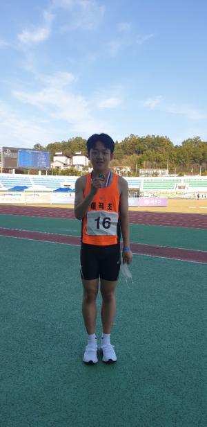 매곡초 정준우, 전국육상경기대회 남초부 100m 2위