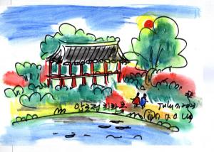 [금호강 르네상스 시원을 찾아서] 검단동 ‘소유정’ 소재로 즉석 창가…투박한 예술성 돋보이네