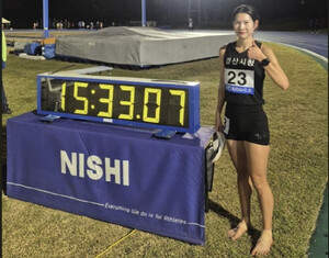 김유진, 女육상 8년4개월만의 ‘한국新’