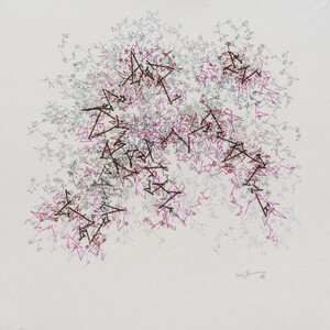 한지 위 실로 새긴 별…보이지 않는 세계로의 초대, 갤러리 팔조 故 김선화 전