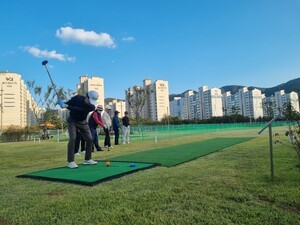 경산 생활체육시설 ‘남천옥빛파크골프장’ 개장
